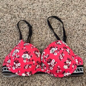 PINK Victoria's Secret Floral Sports Bra